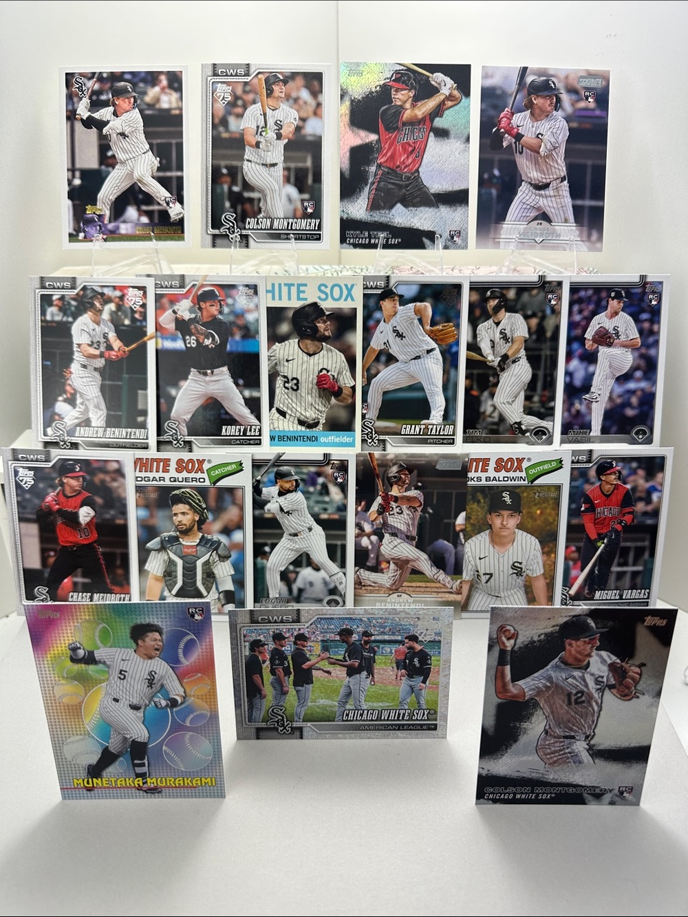 Munetaka Murakami White Sox lot of 19 w/ Colston Montgomery/Teel/Quero rookies